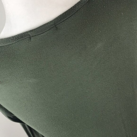 Occasion Long Sleeve Green Top With Pocket Size S - Picture 6 of 6